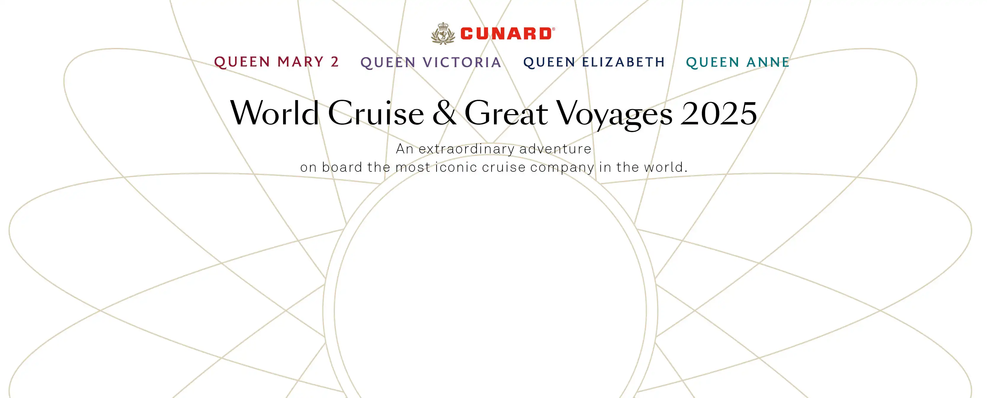 cunard world cruise 2025