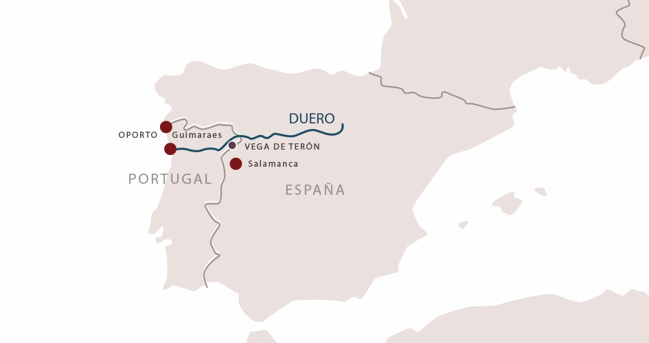 duero river map