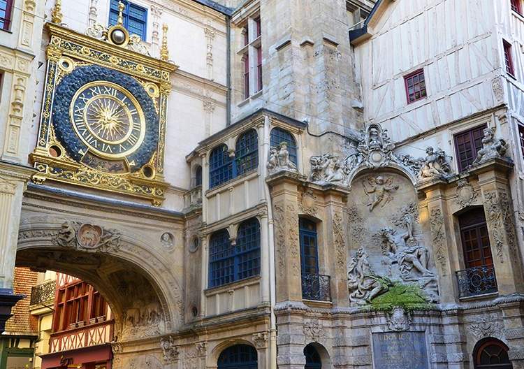 Cruise on the Seine and Normandy, Great Clock of Rouen