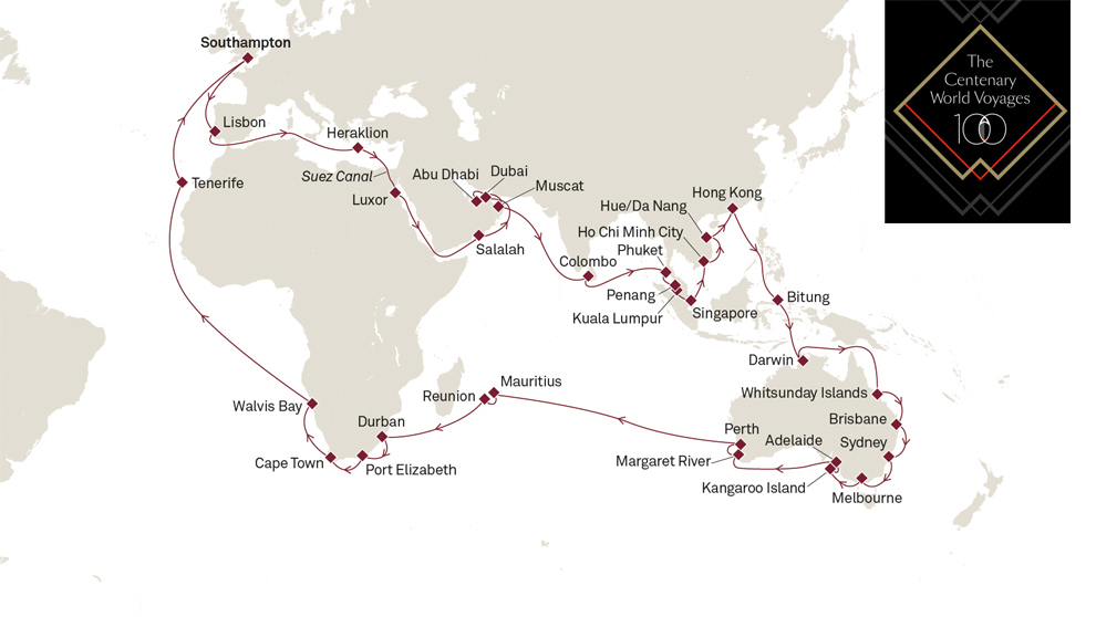 queen mary 2 cruise itinerary