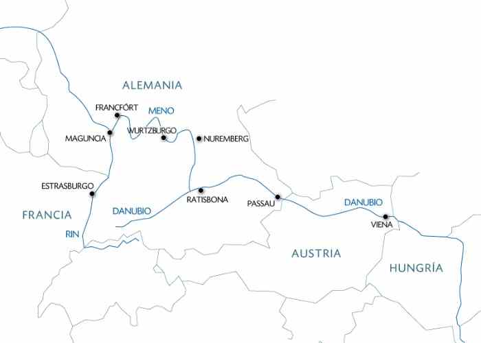 Itinerario fluvial transeuropeo por el río RIn, Meno y Danubio